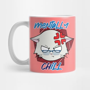 The Mentally Chill Cat Mug